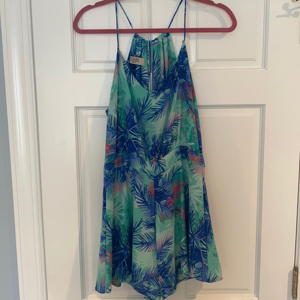 Lucy love medium palm tree romper